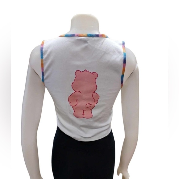 Dolls Kill X Care Bears Sleeveless Cropped Tank Top Size Large - Picture 4 of 9